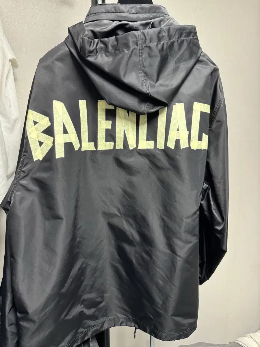 Balenciaga Tape logo windbreaker