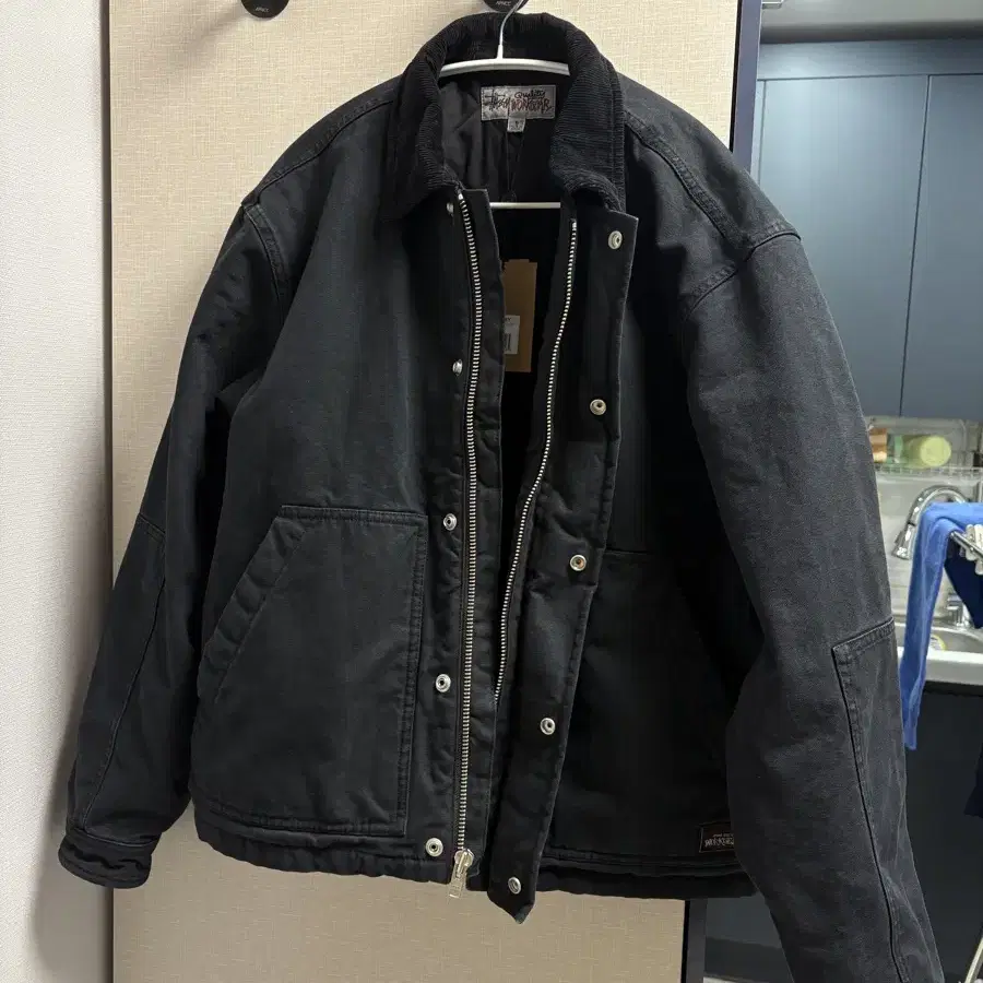 스투시 워크기어 자켓 블랙 S stussy workgear jacket