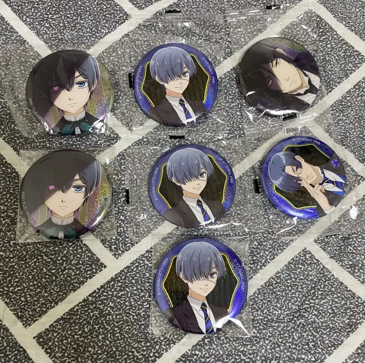 Black Butler Ciel Sebastian Canbadge