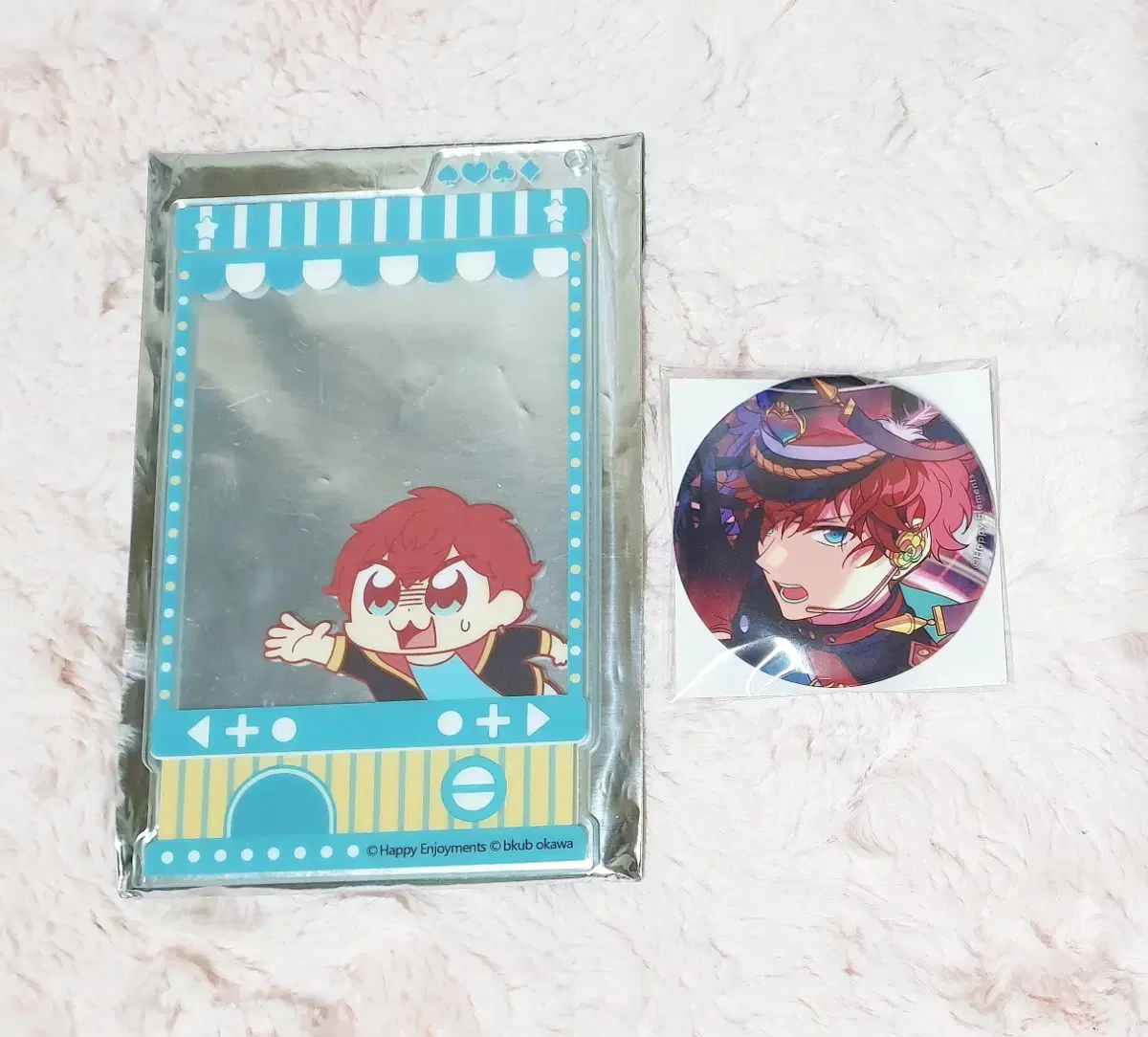 Anstahiiro Bukubu acrylic Canbadge Vermilion Hako