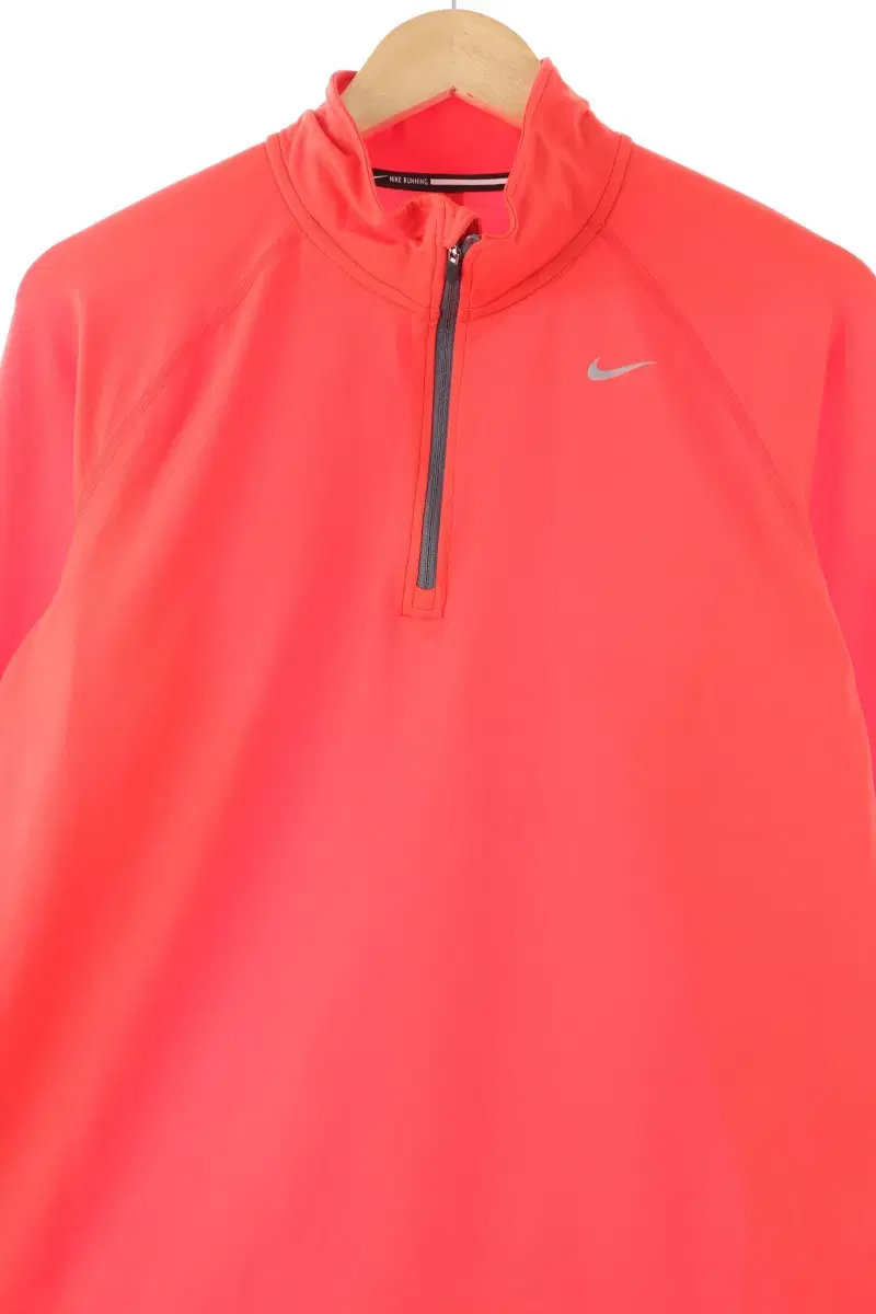 (M) Nike kara Long Sleeve T-Shirt Orange Functional Workout-104DB