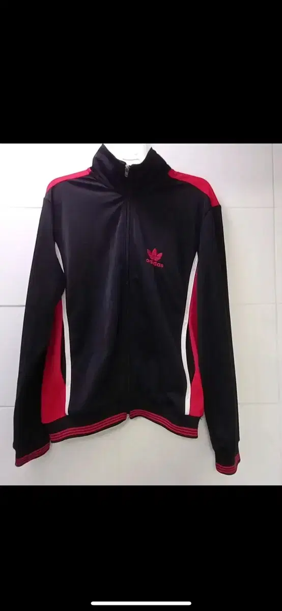 Adidas Black Europa Tracktop Jersey Zip Up L 100