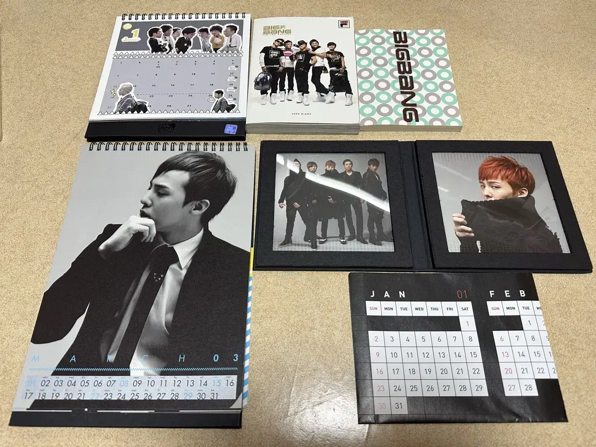 Big Bang Calendar Goods Wheela Diary Infinite Challenge Calendar