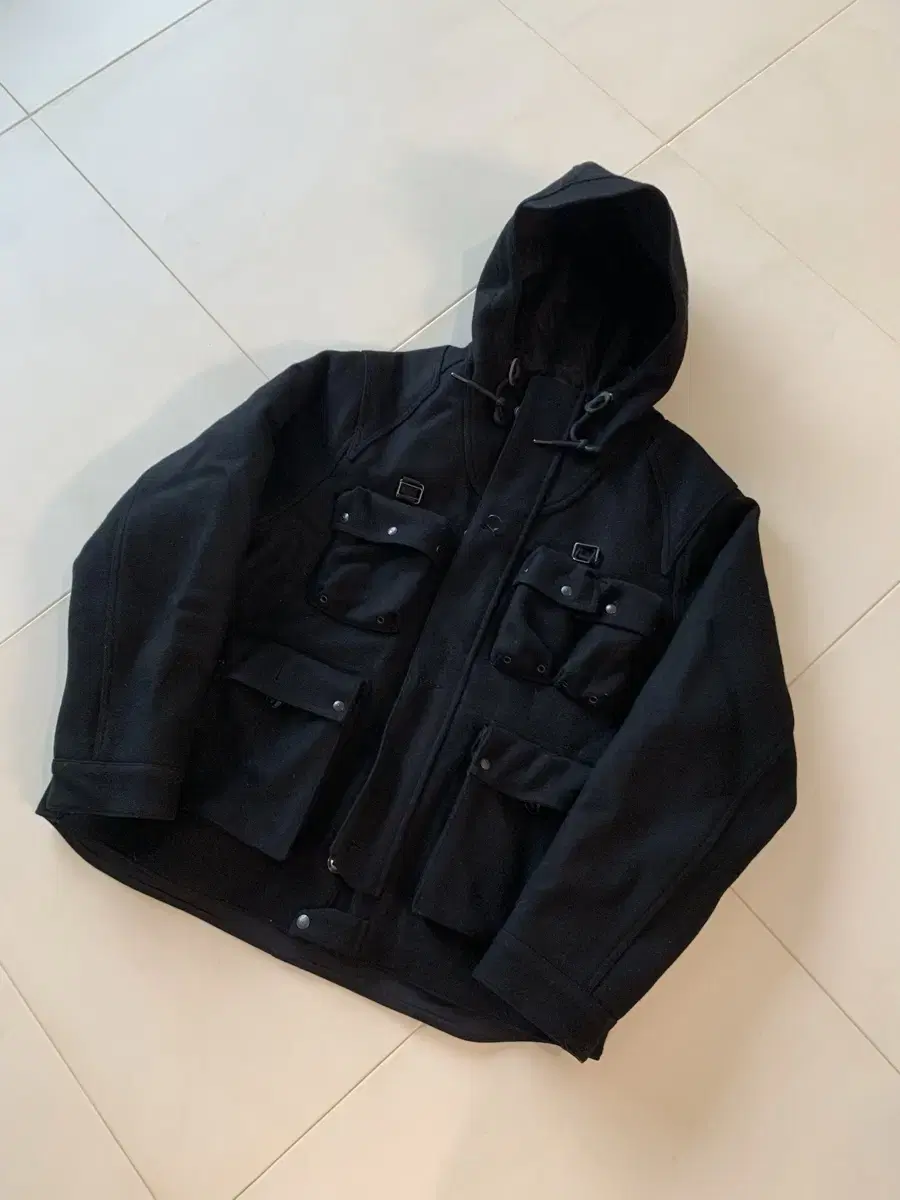 Eastrog Heavy Wool M70 Parka Jacket XL Black