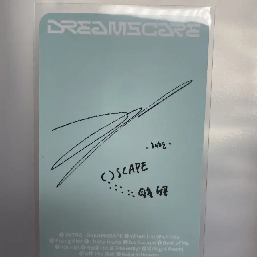 엔시티드림 dreamscape 스미니 해찬 포카 양도