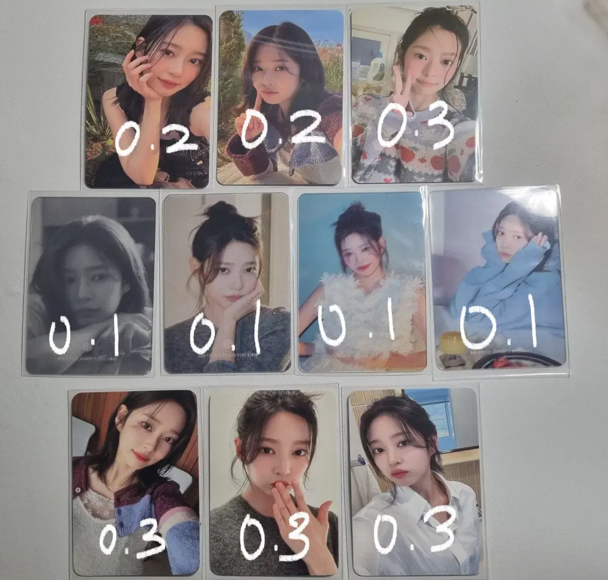 Minjoo Kim photocard sell 2024Sig 2023seasons greetings photocard unreleased photocard 문득 포