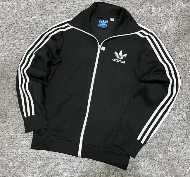 Adidas Black Europa Tracktop Jersey Zip Up 90/S