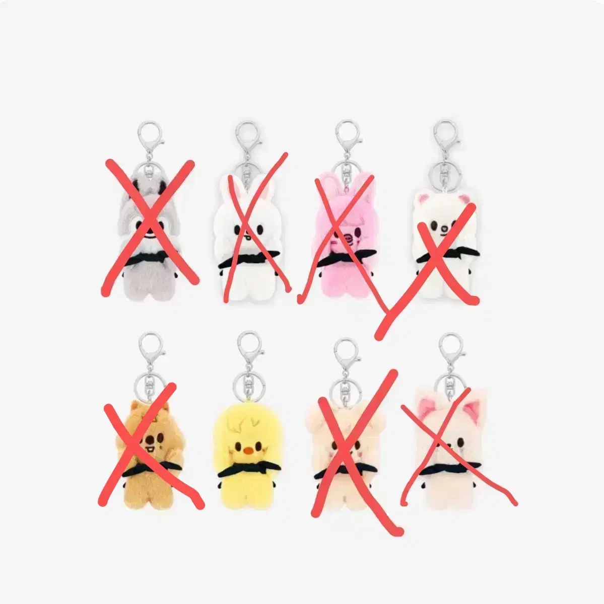 Skzoo Fluffy Magnet keyring skz straykids 10cm dolls