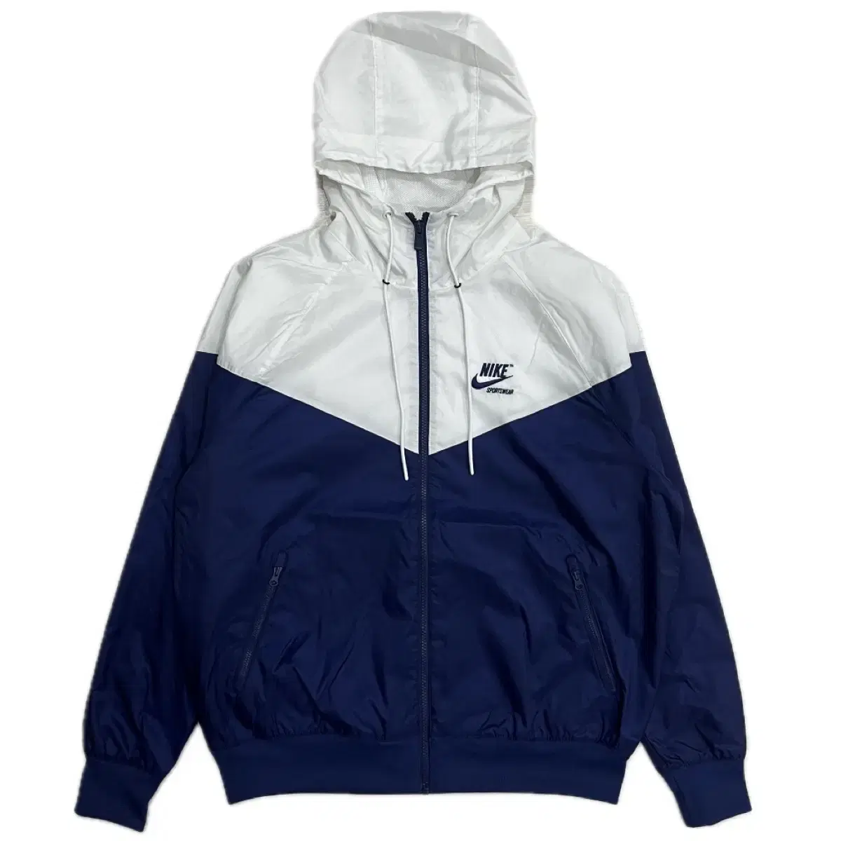 Nike Windrunner windbreaker hooded zip-up jacket 95-100 M-L approx.