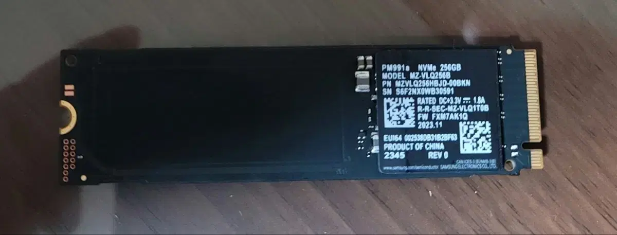 삼성 PM991A 256기가 ssd M.2 NVME 256g