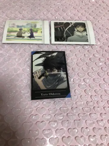 주술회전0 인스턴트 사진풍 브로마이드 옷코츠 유타 파샤이코 카드