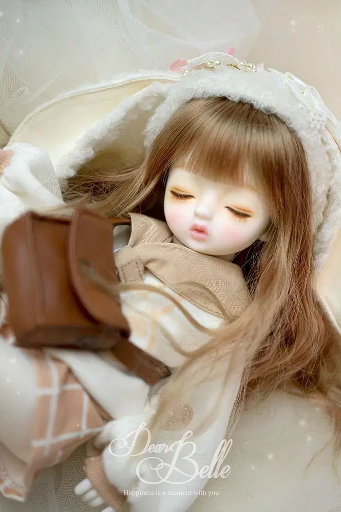 Sphere Jointed Doll USD Dear Belle Sleeping Mittil + Chikabee New Body Whitening