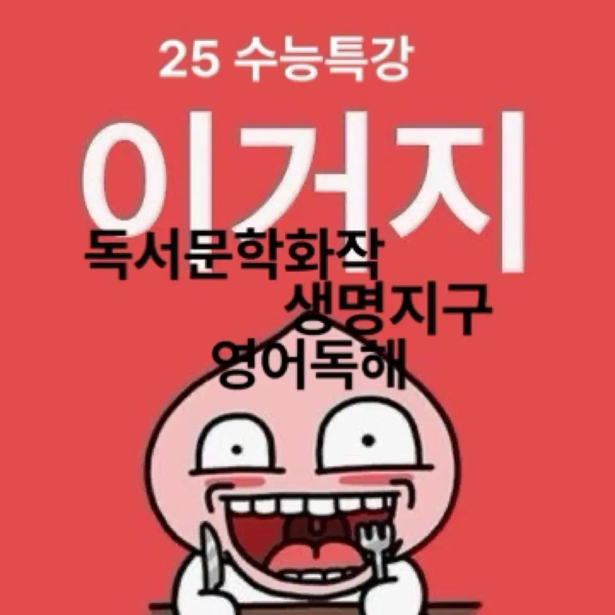 2025 수능특강 국어 독서 문학 화법과작문 영어 독해 지구1 생명1