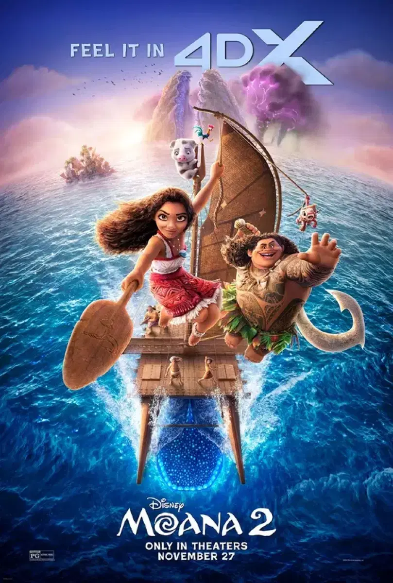 Moana 2 4Dx poster