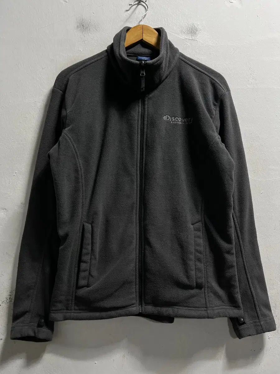 100 Discovery Loose Fit Hooded Fleece Zip Up Genuine