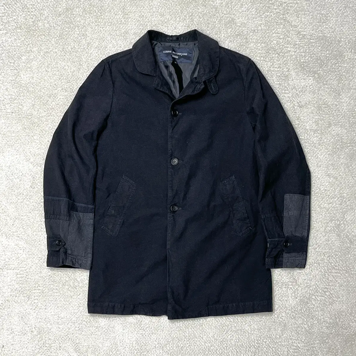 Comme des Garçons Song Homme Patch Sleeve Half Coat