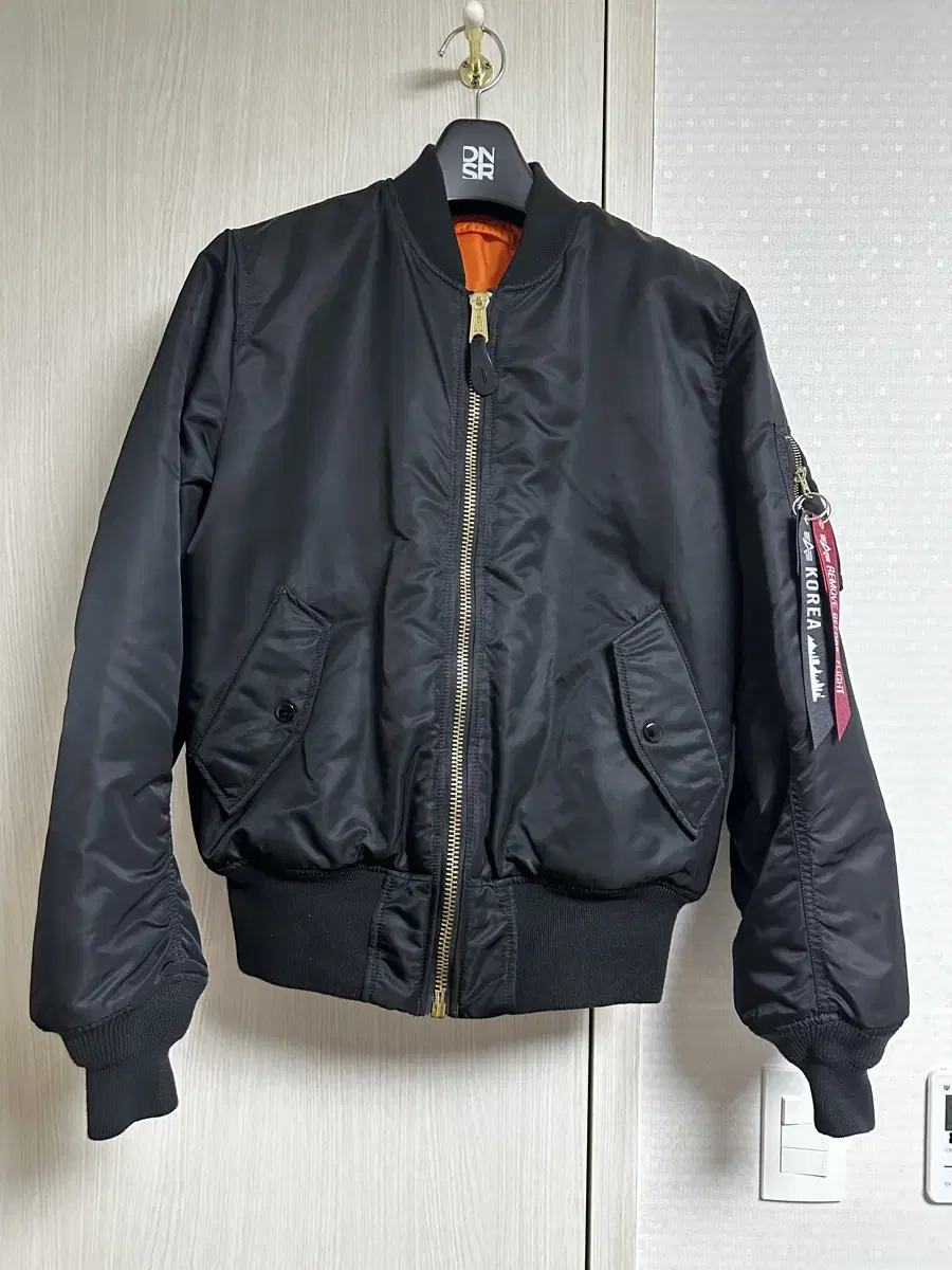 Alpine Industry MA-1 Regular Fit 95(S) Black