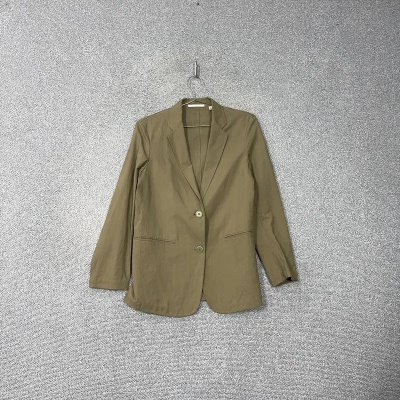 Uniqlo Khaki linen casual blazer S