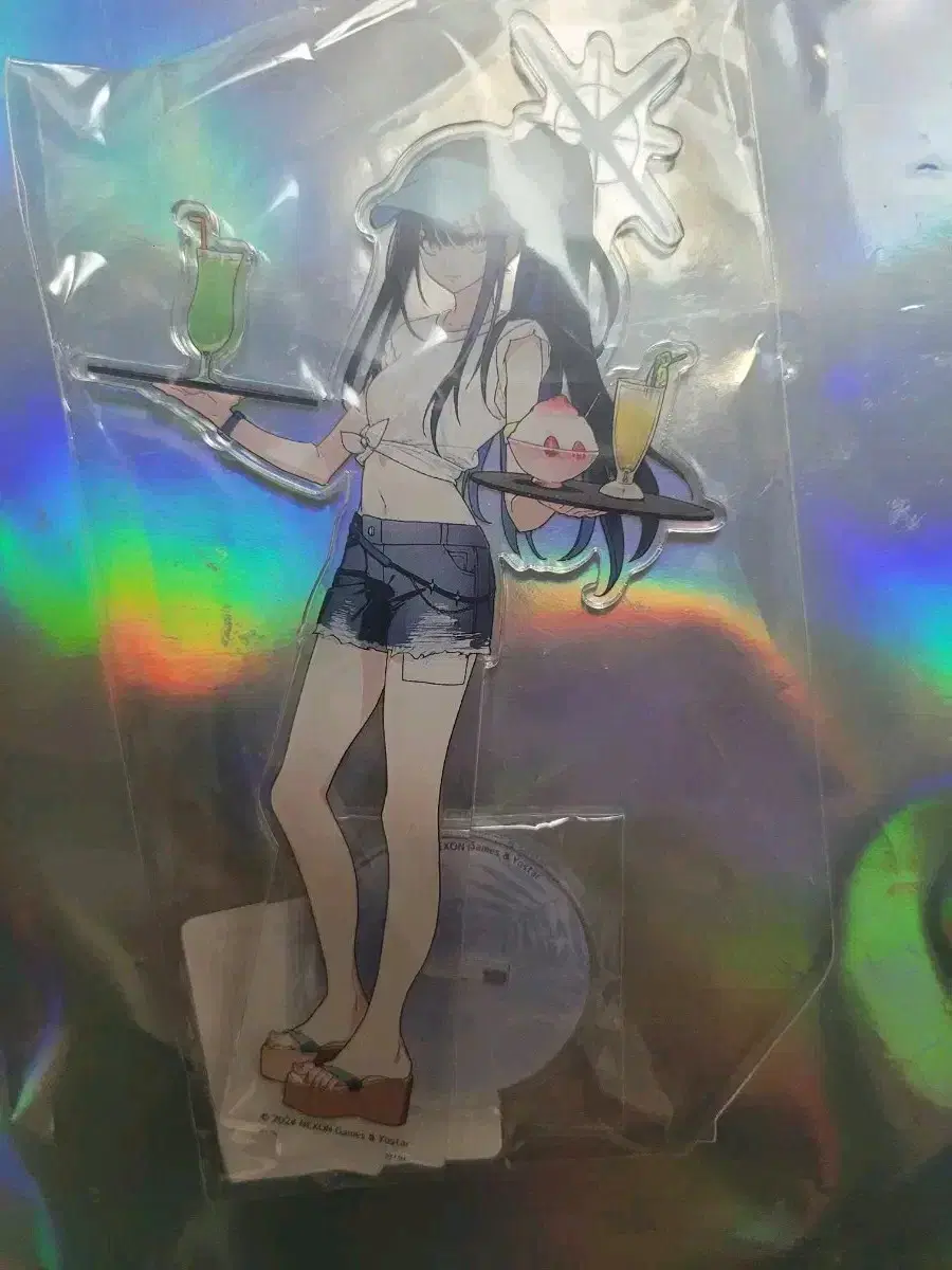 Bloo Aka Saori Japan Smile Base Cafe Acrylic Stand (Official)