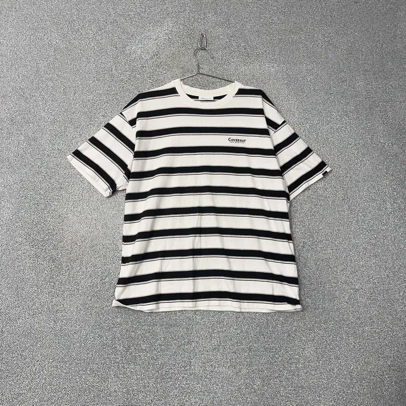 Covernat Logo Stripe Overfit Short Sleeve Tee S