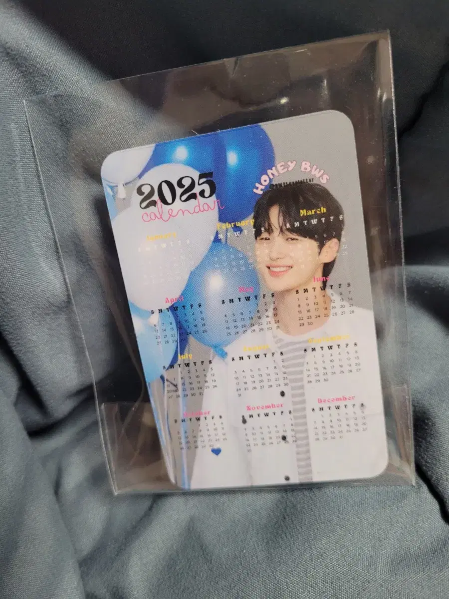 Byun Wooseok Calendar kard photocard Photocard 2025 HONEY BWS