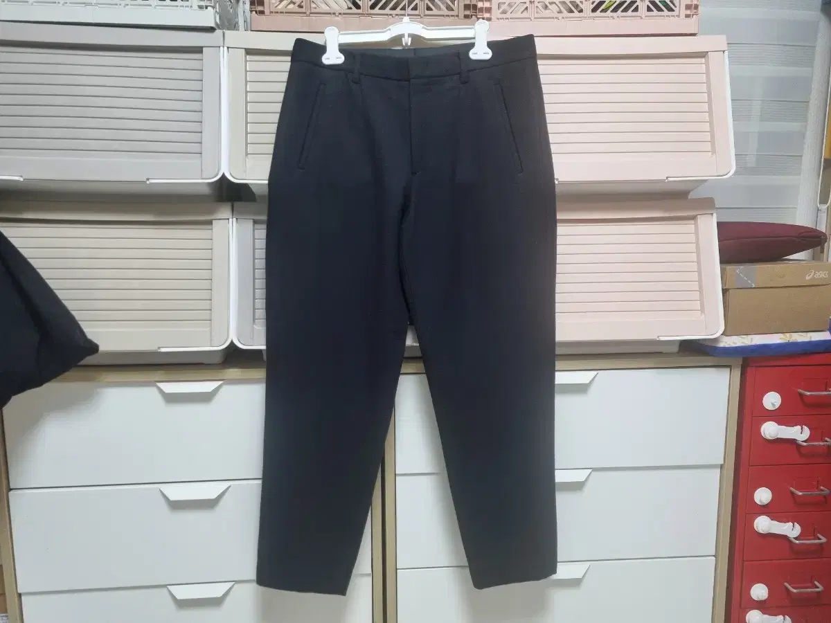 [48] Wooyoung Mi Wool Slacks Pants Black