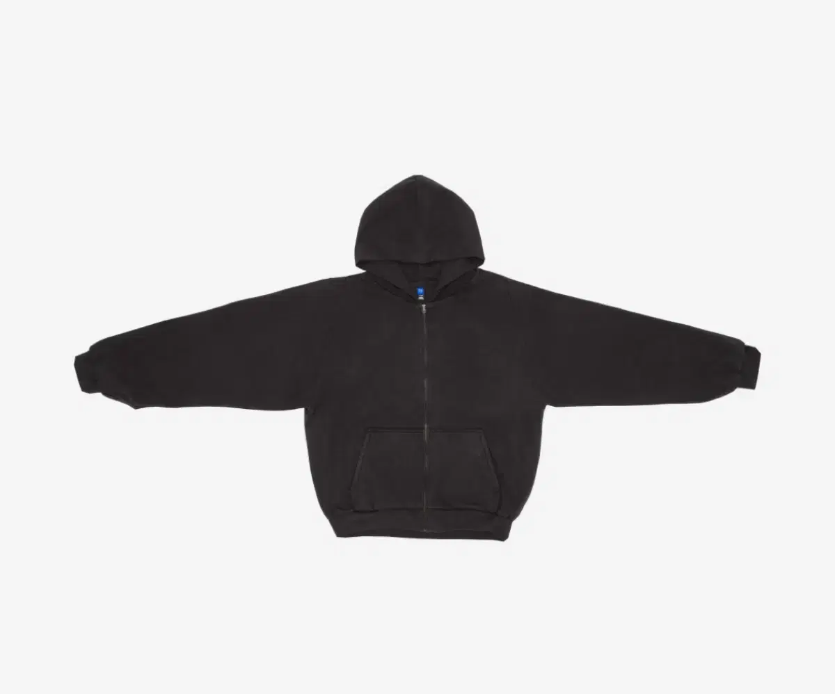 S) e.ji YZY Zip-up Hoodie Black