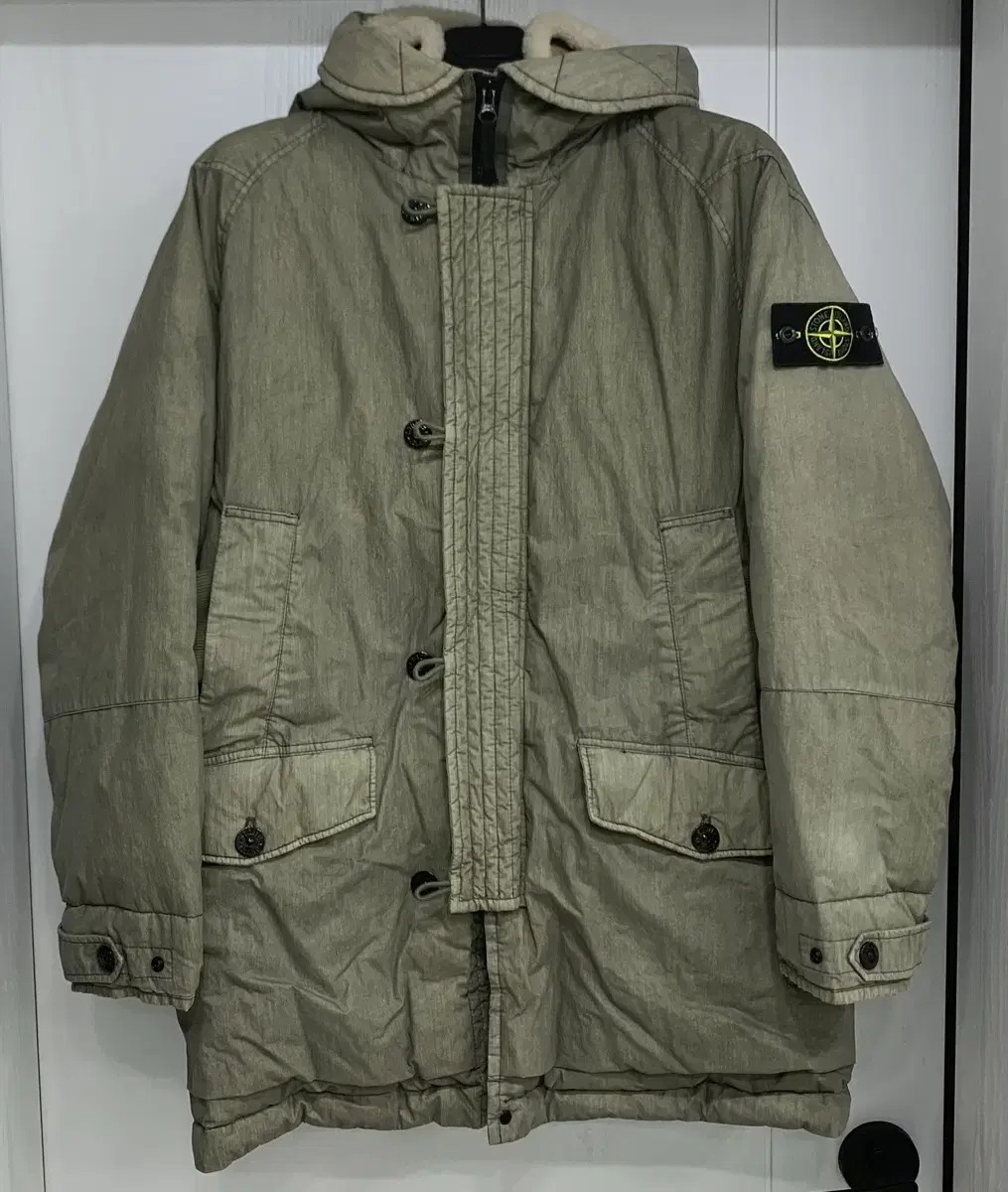 [M]Stone Island 50 fili Reginata Padded Mud Gray