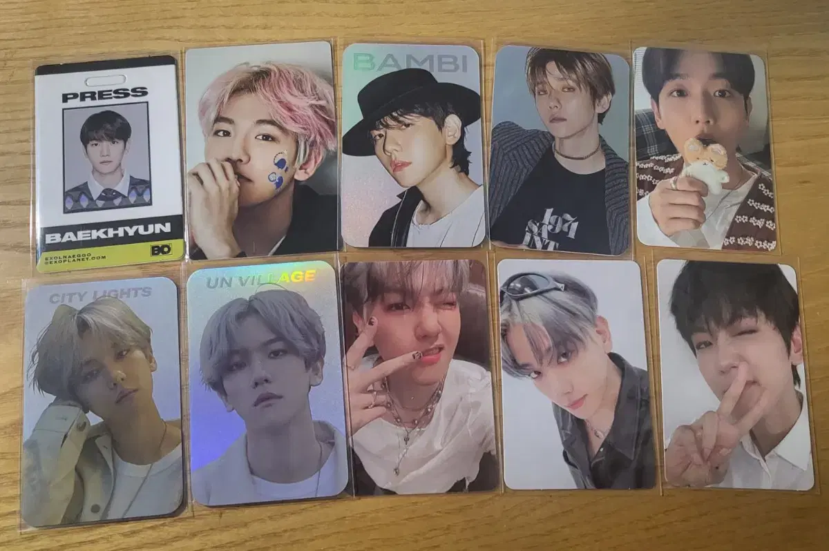 Baekhyun photocard in bulk