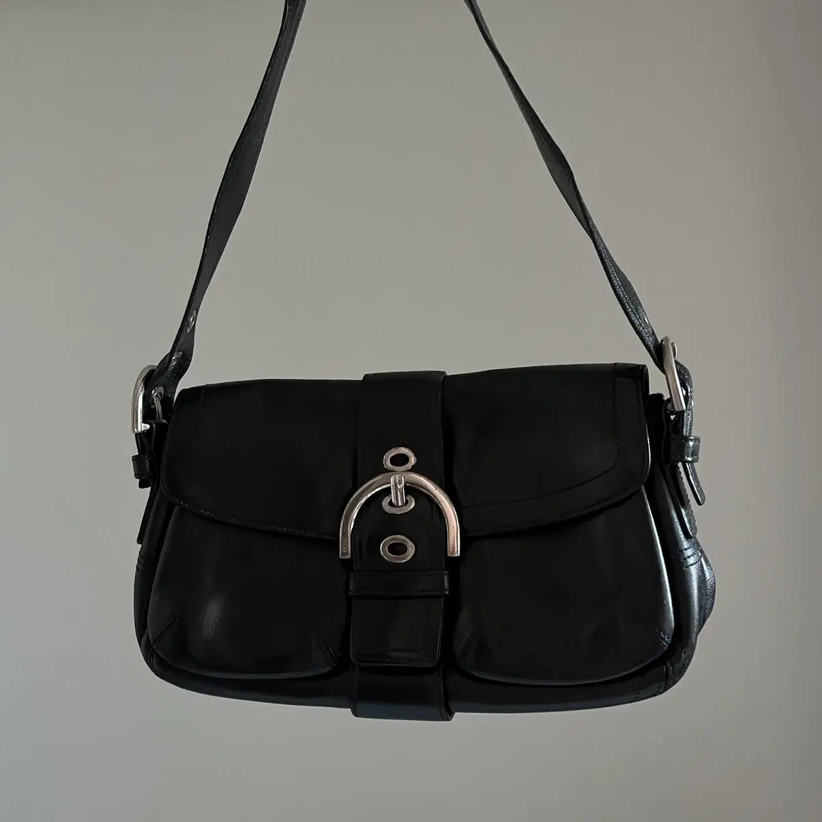 COACH 00's leather Baguette Shoulder Bag