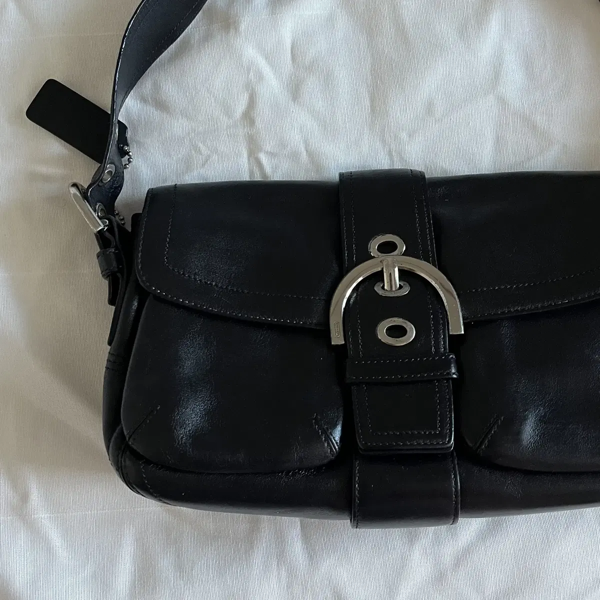 COACH 00's leather Baguette Shoulder Bag