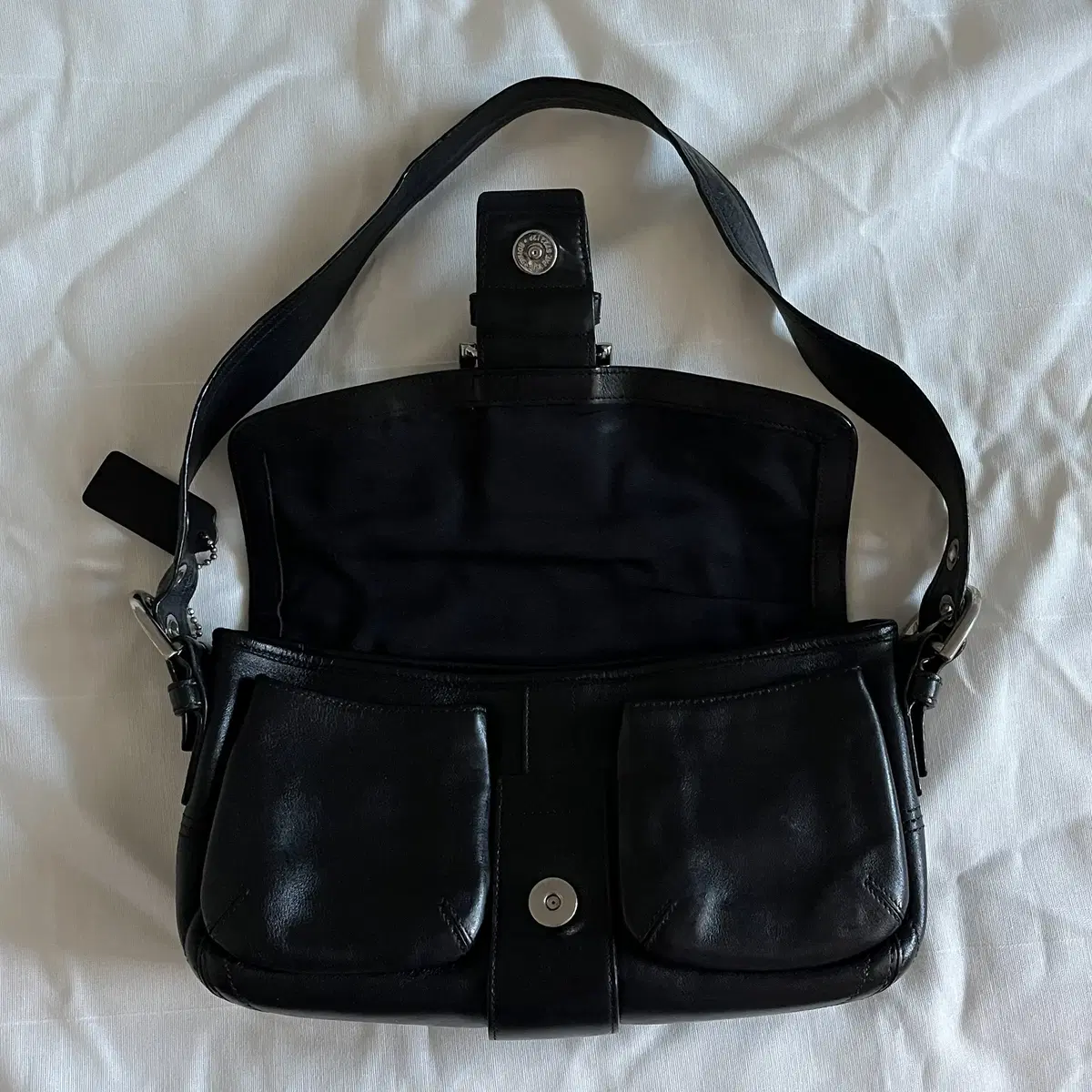 COACH 00's leather Baguette Shoulder Bag