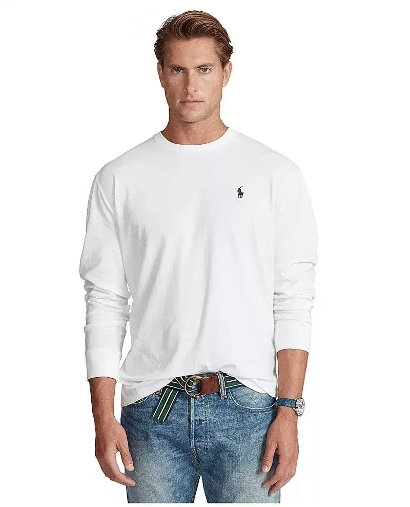 (New) Polo Ralph Lauren Men's Jersey Long Sleeve T-Shirt Classic Fit M