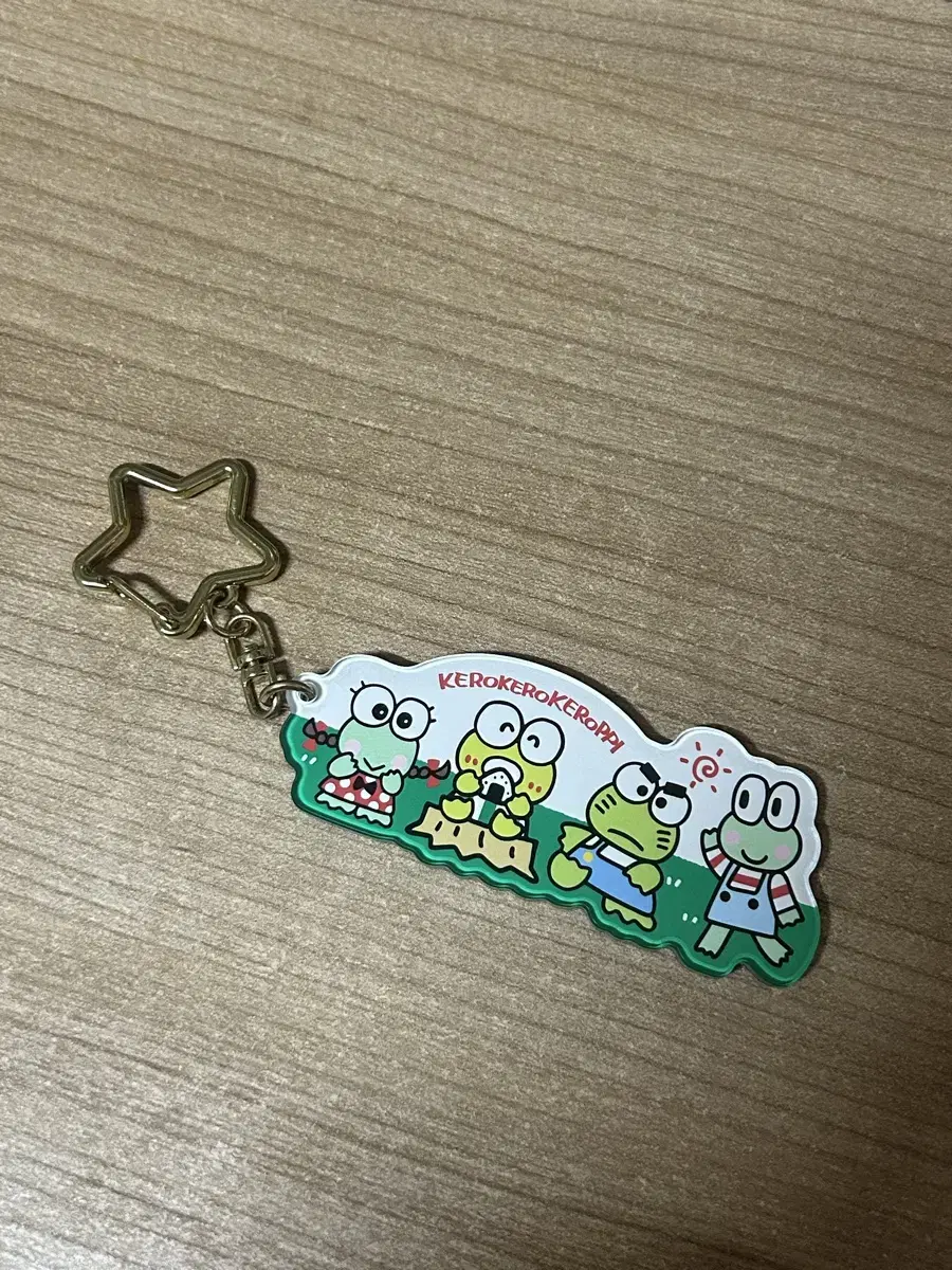 San Rio Kerokeropi acrylic keyring