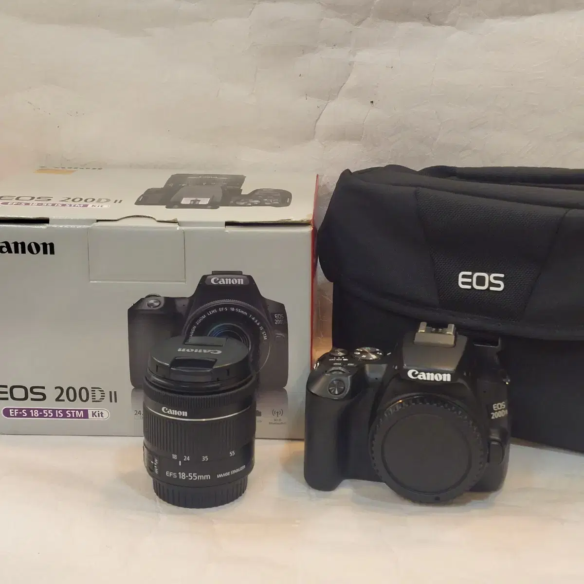 [중고]캐논 정품 EOS 200DII 점팔 IS STM