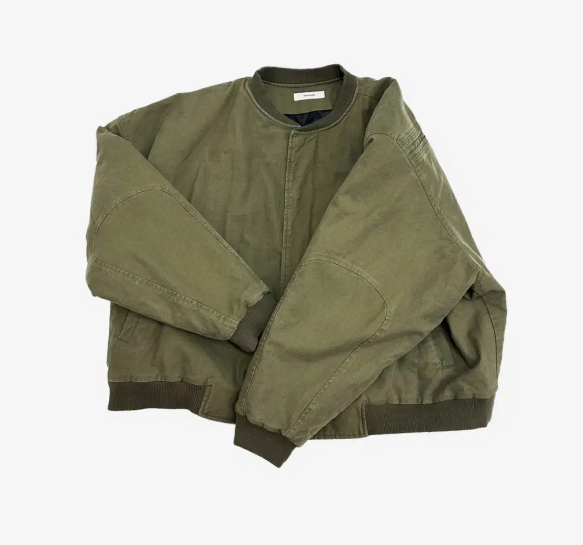 Non-Node Surfer Die Surge Bomber Jacket Vintage Khaki