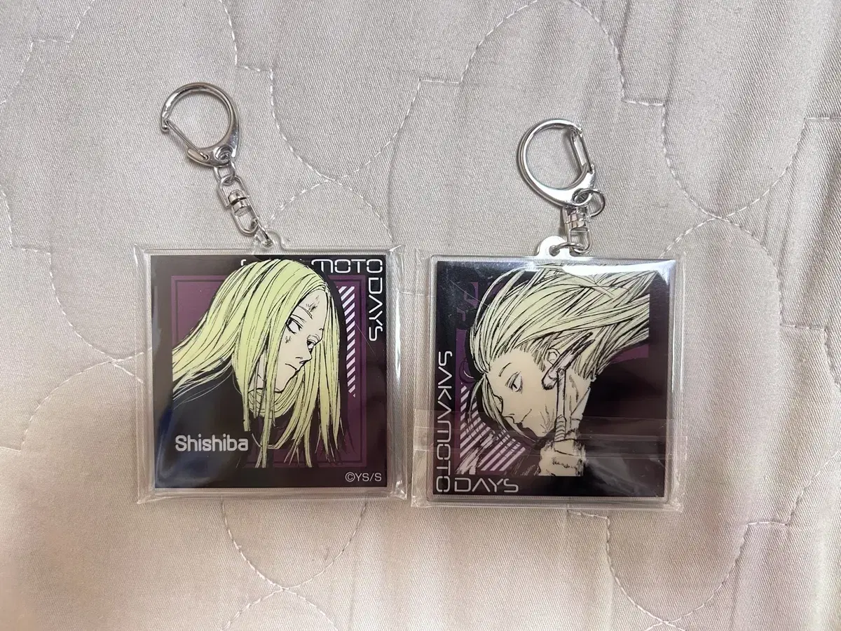 Unsealed in kind) Sakamoto Dey's Sakadei Shishiba Double Sided keyring acrylic