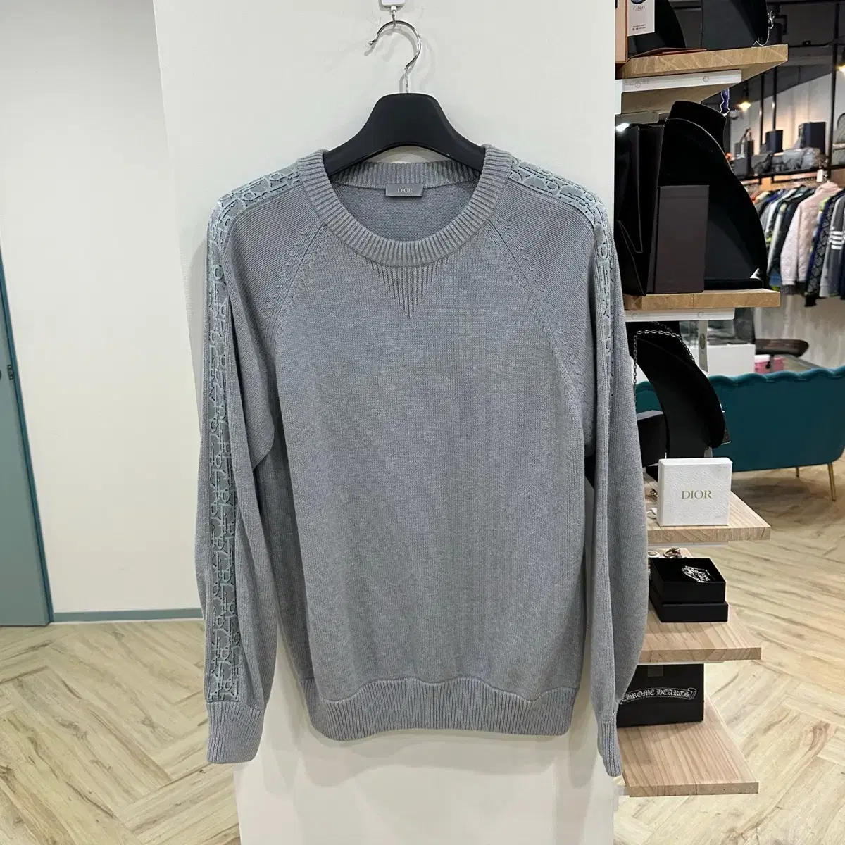 [L] Dior Oblique insert knit