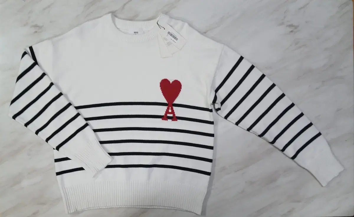 [Unused] AMl Army Big Heart Men's Women's Unisex Long Sleeve Knit XL Arminie