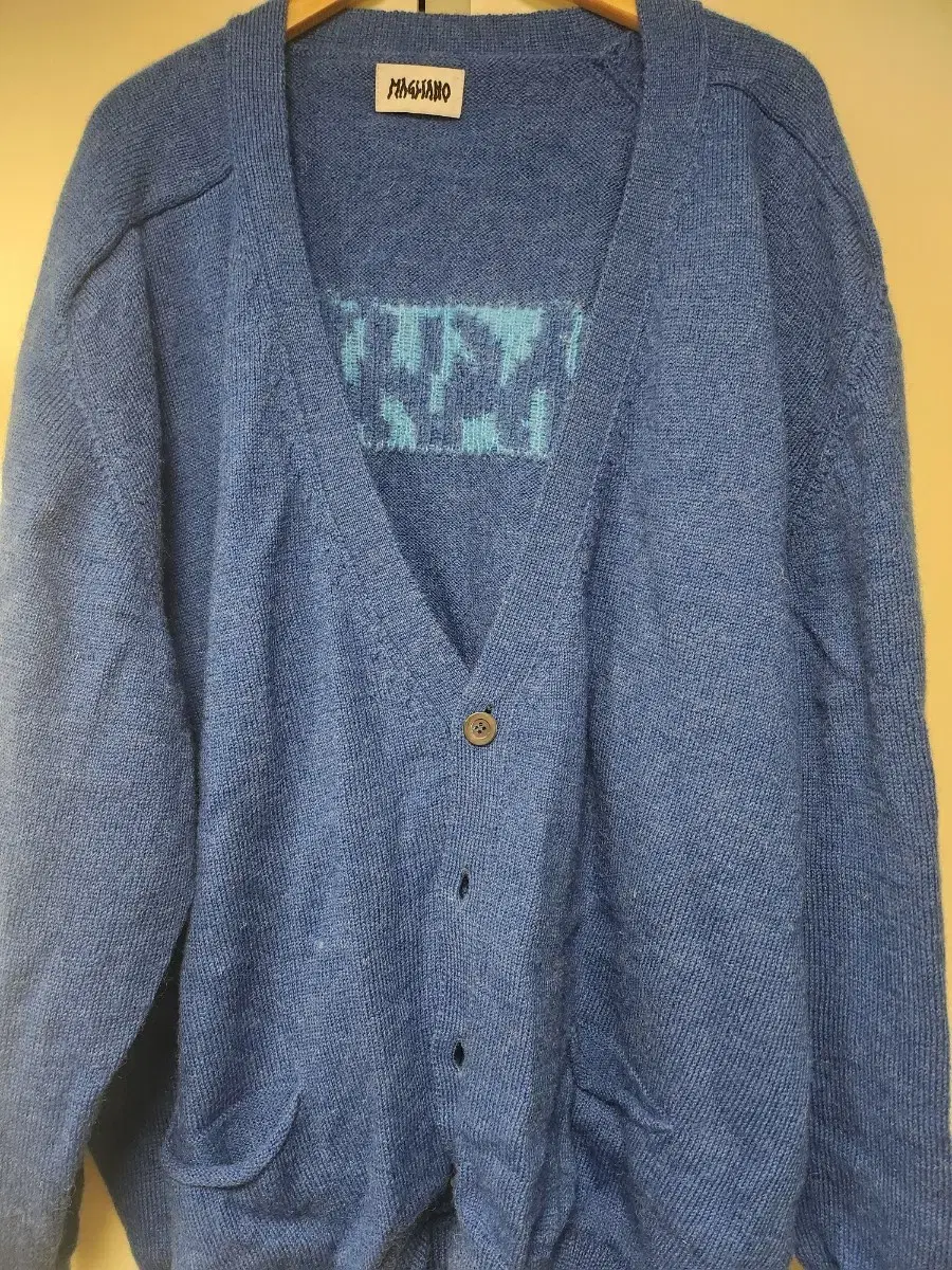 Mariano Jacquard back logo cardigan