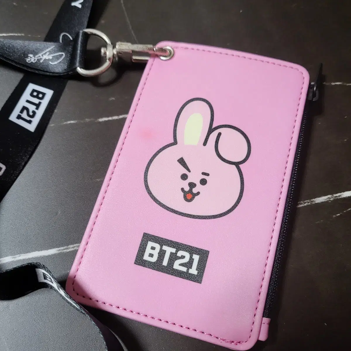 [미사용] BT21 스트랩카드홀더 / 쿠키(COOKY) 정국