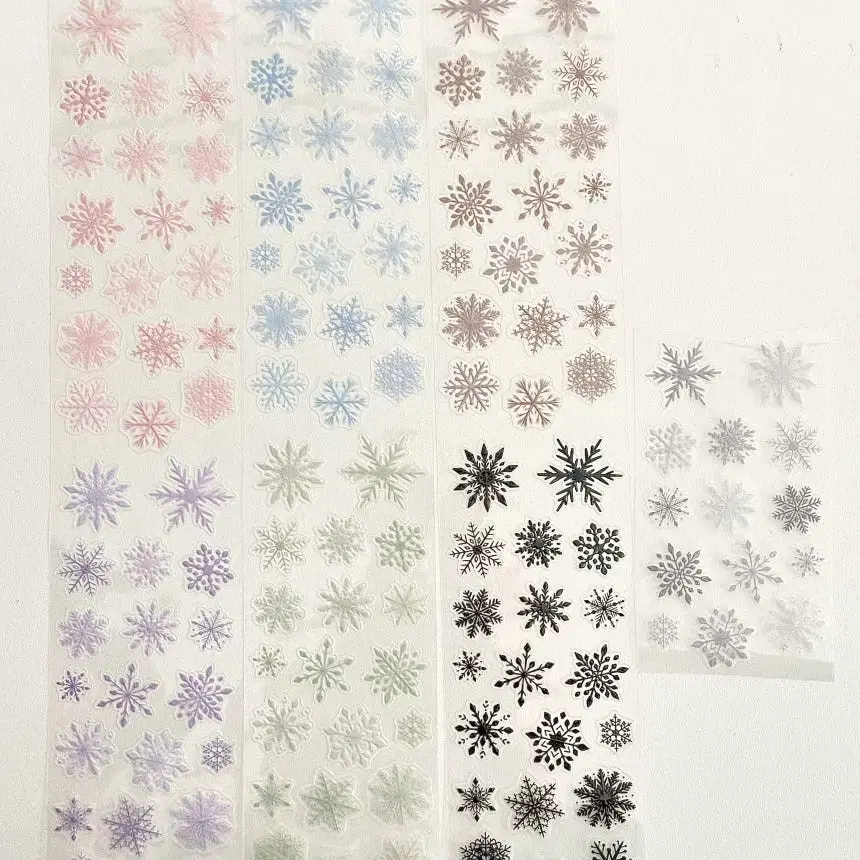 까꽁이의꼼지락 Snowflake Palette PET 마테