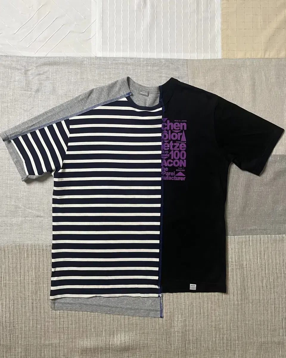 Kolor Reworked T-Shirt Rebuild by Needles Sakai