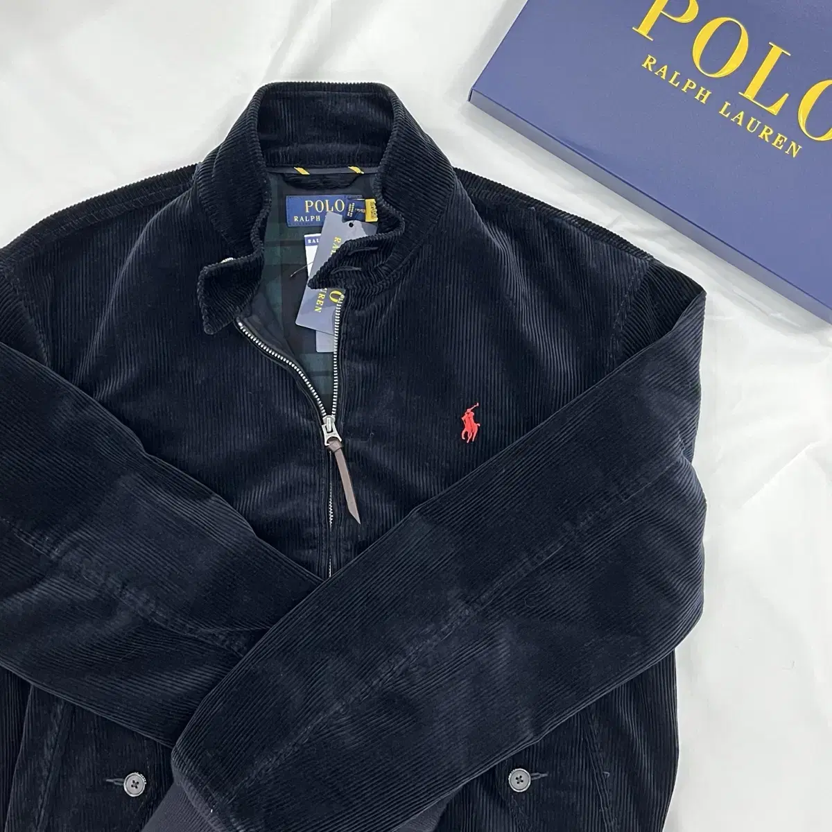 [New] Polo Ralph Lauren Corduroy Barracuda Jacket Navy L