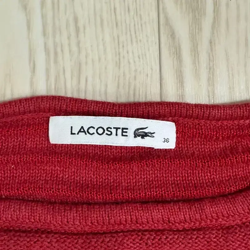 Lacoste 라코스테 재팬 여성용 스트라이프 니트 스웨터