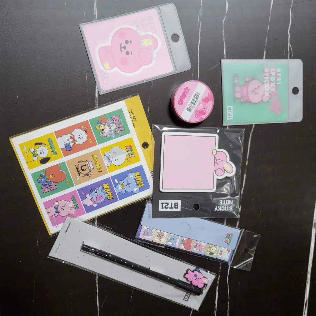 BT21 Character Stationery bulk COOKY Cookies (Jungkook) zuu