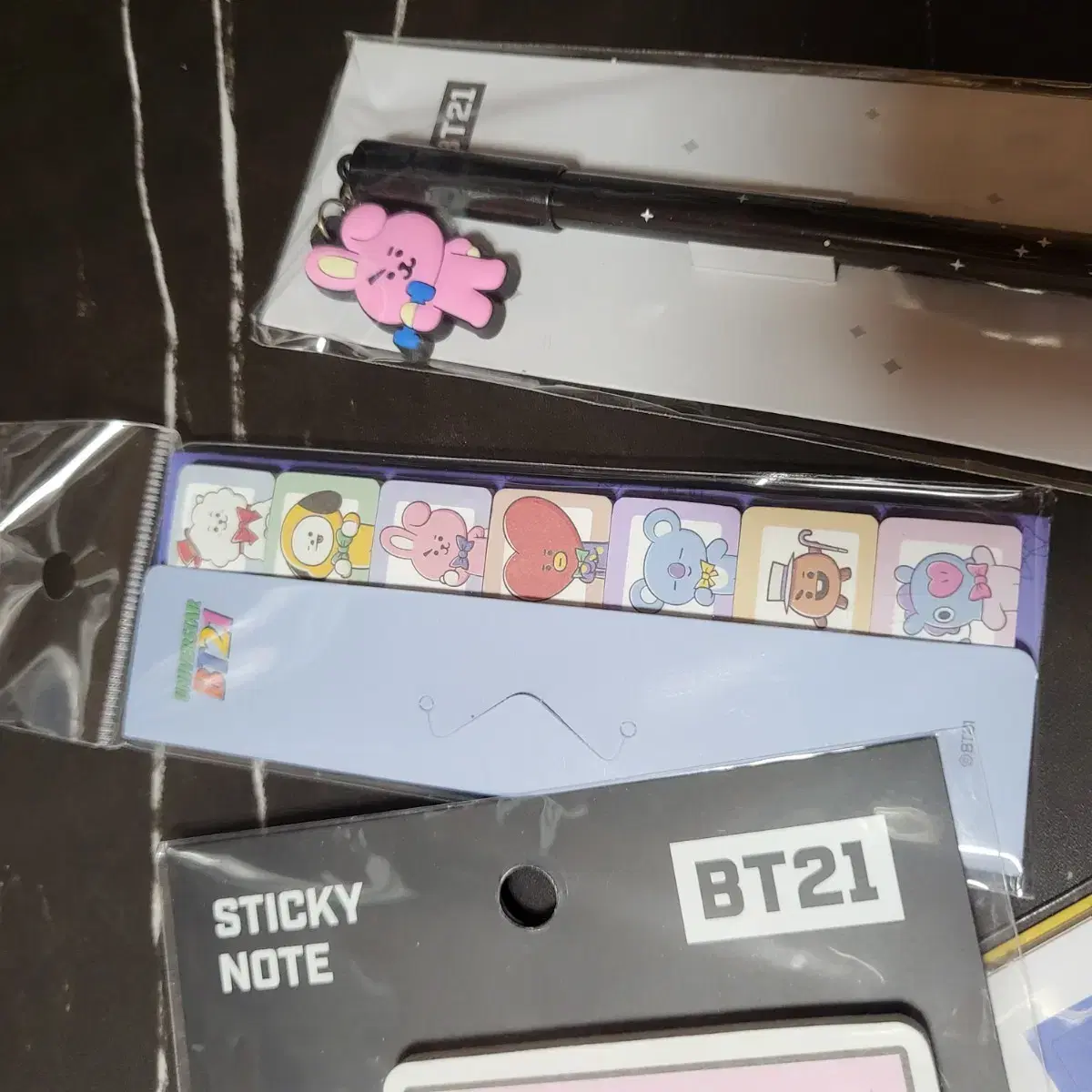 BT21 캐릭터 문구용품 일괄 COOKY 쿠키(정국)위주