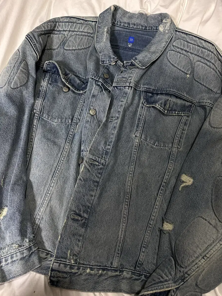 (XXL) E.J. Gap Balenciaga Padded Denim Jacket