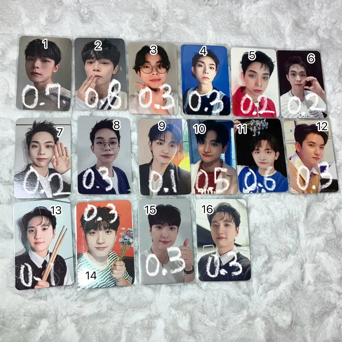 Lucy photocard wts sell shin yechan choi sangyeop cho wonsang Shin Gwangil