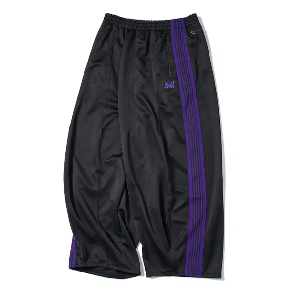 Needles Freakstore HD Track Pants Black Purple XS New